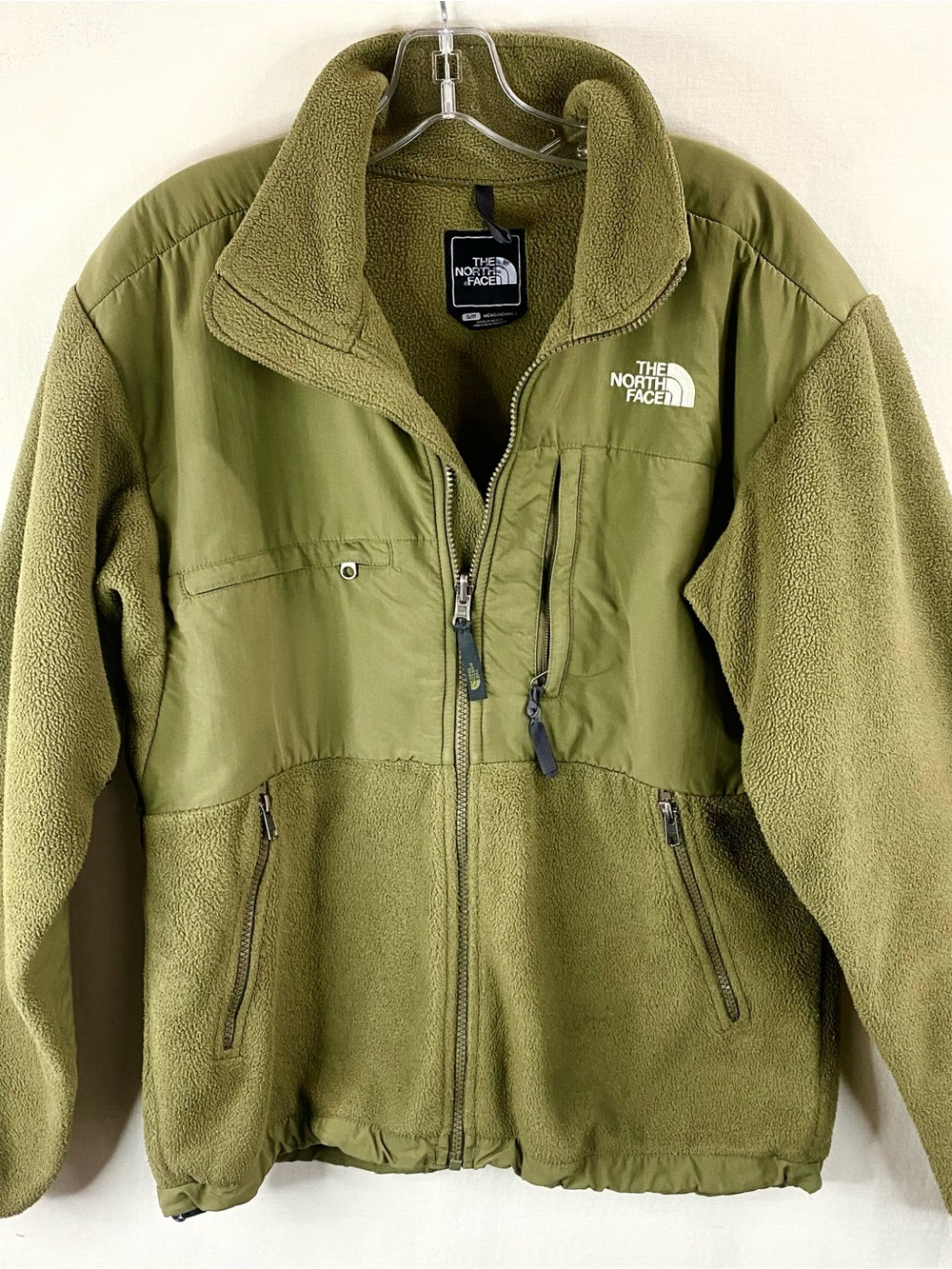 The North Face Denali Mens Small Olive Green Fleece Performance Jacket Polartec